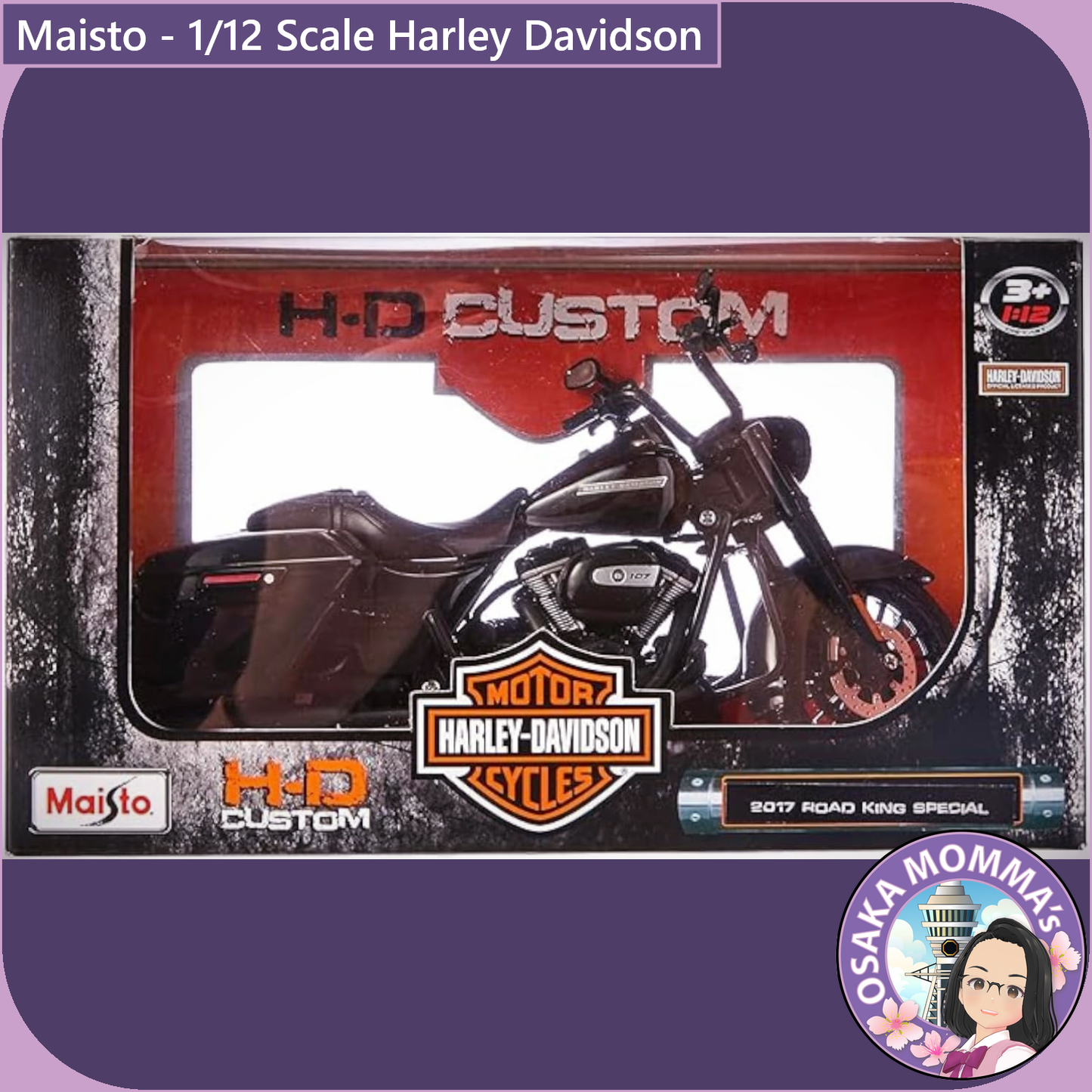 1/12 Scale - Harley Davidson