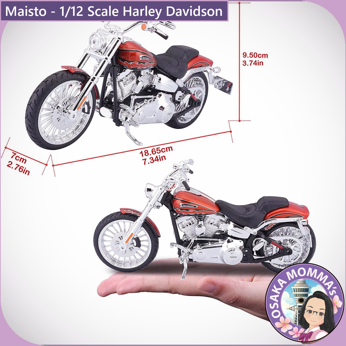 1/12 Scale - Harley Davidson