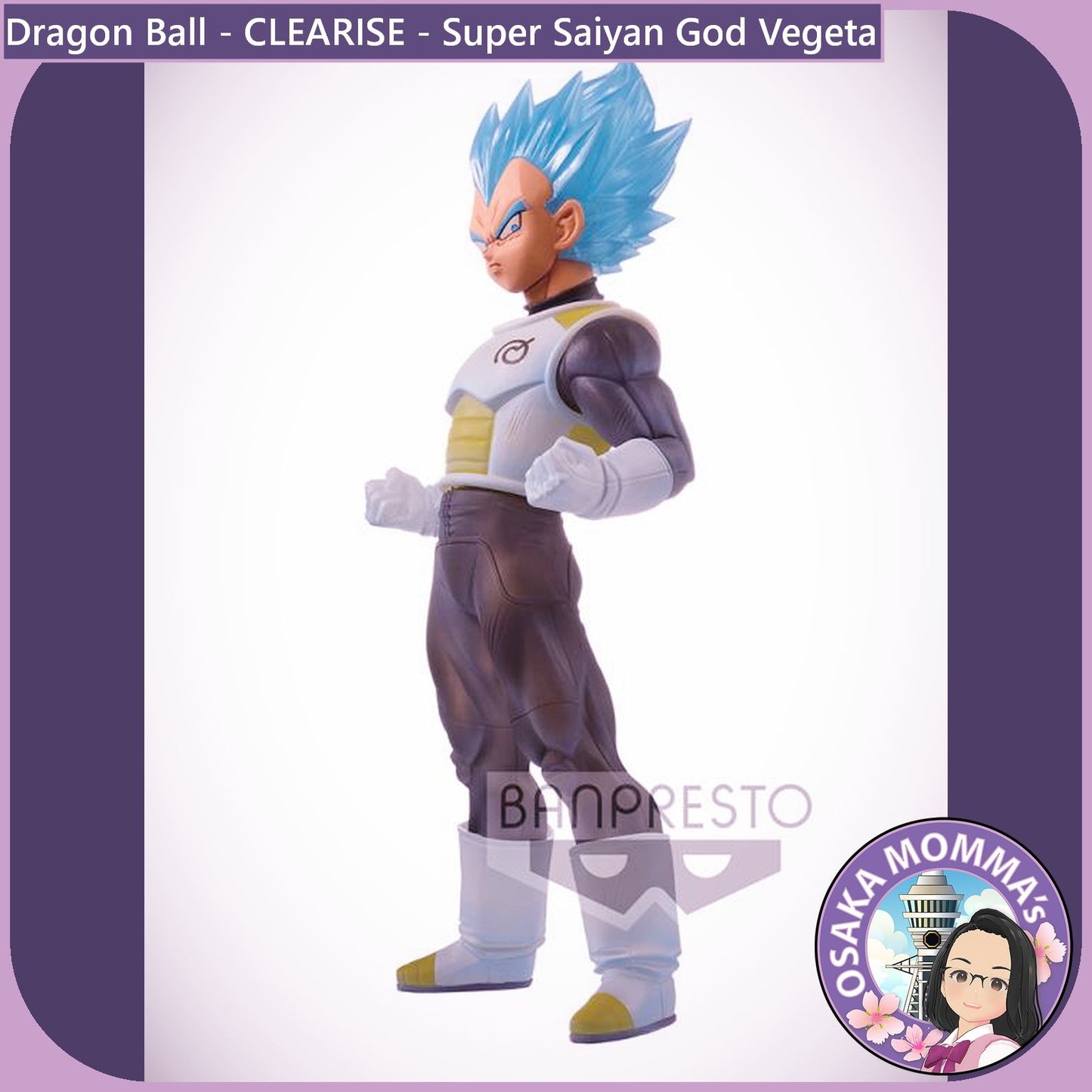 Super Saiyan GOD Super Saiyan Vegeta - CLEARISE Figure