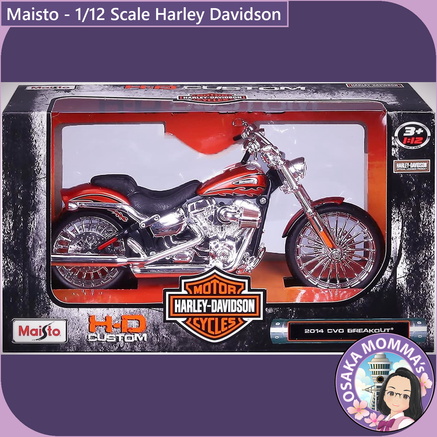 1/12 Scale - Harley Davidson