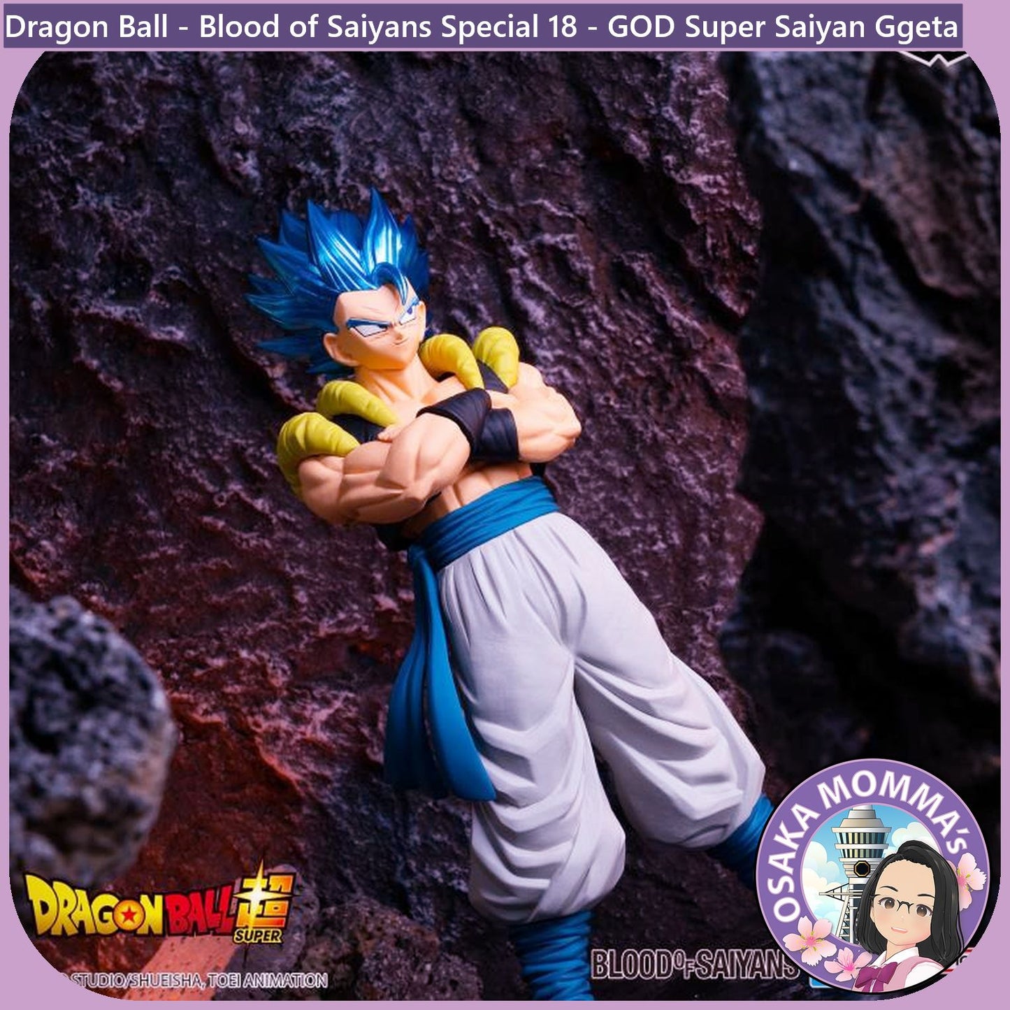 Super Saiyan GOD Super Saiyan Gogeta Blood of Saiyans Figure