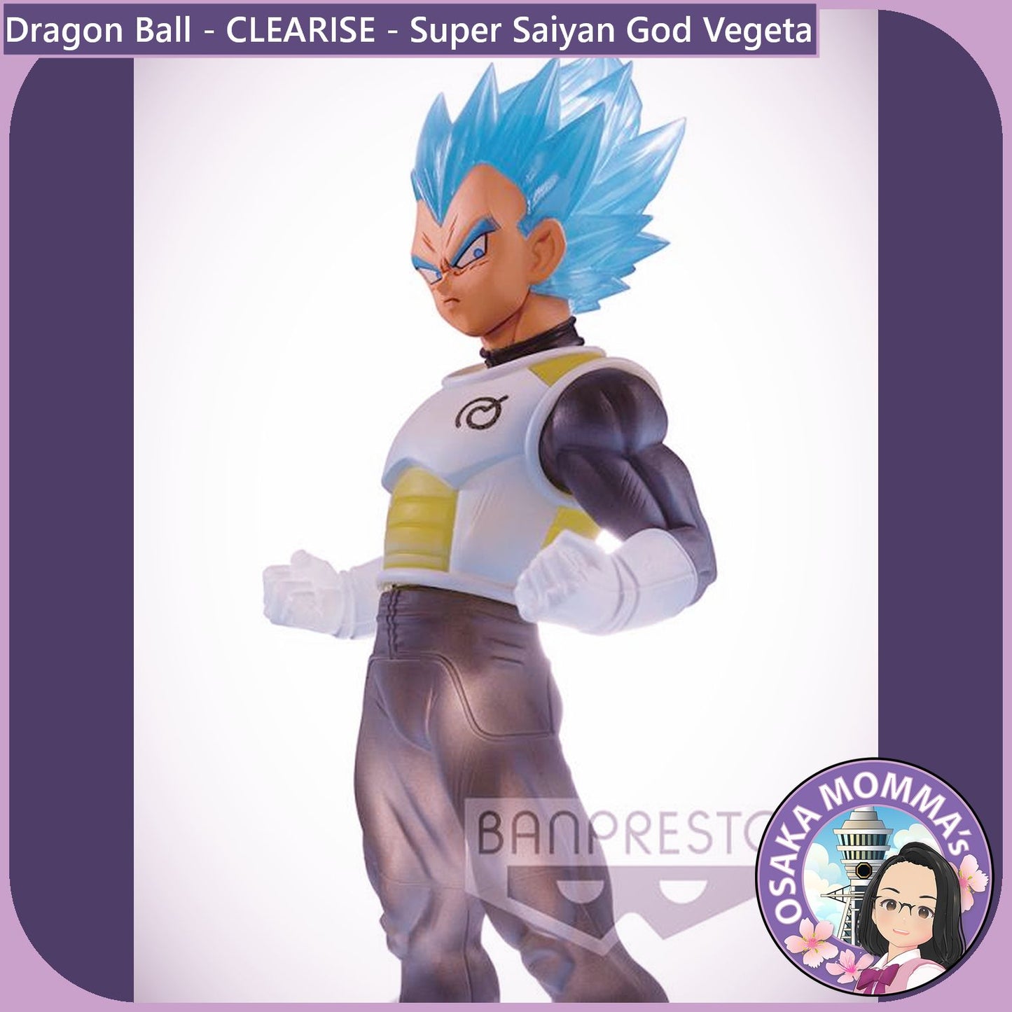 Super Saiyan GOD Super Saiyan Vegeta - CLEARISE Figure