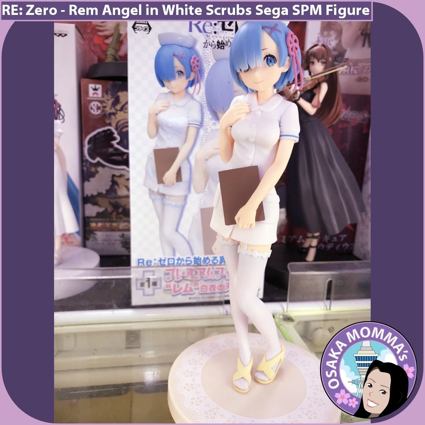 Rem Angel in White Scrubs Sega SPM Figure