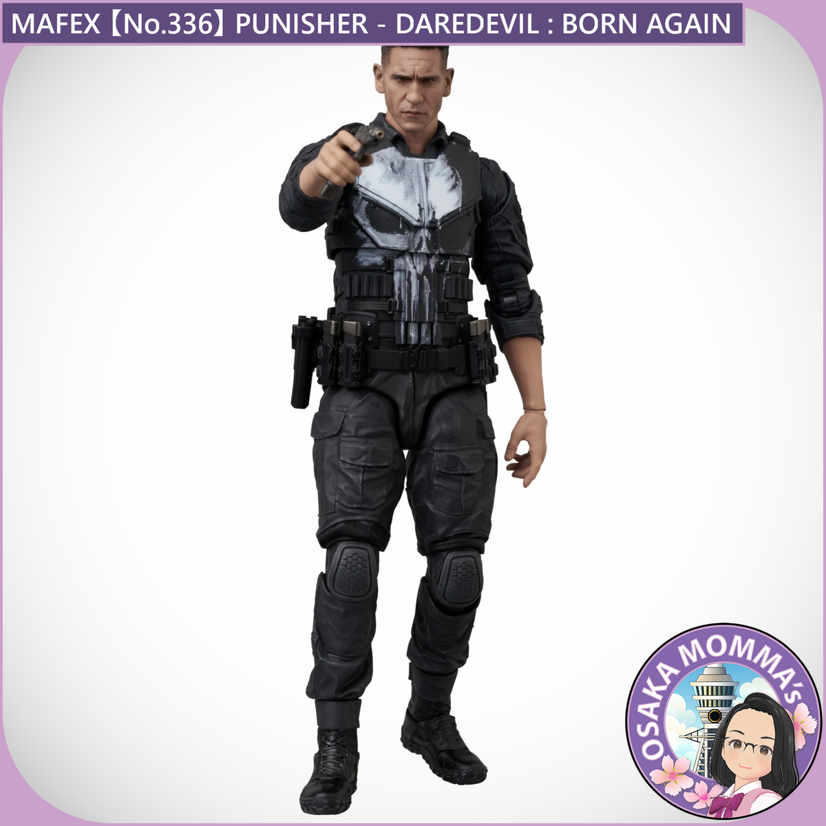 MAFEX No.337 PUNISHER - DAREDEVIL BORN AGAIN