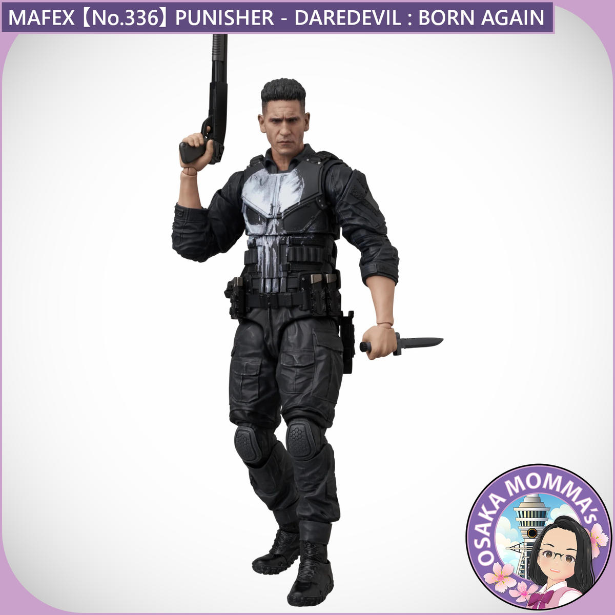MAFEX No.337 PUNISHER - DAREDEVIL BORN AGAIN
