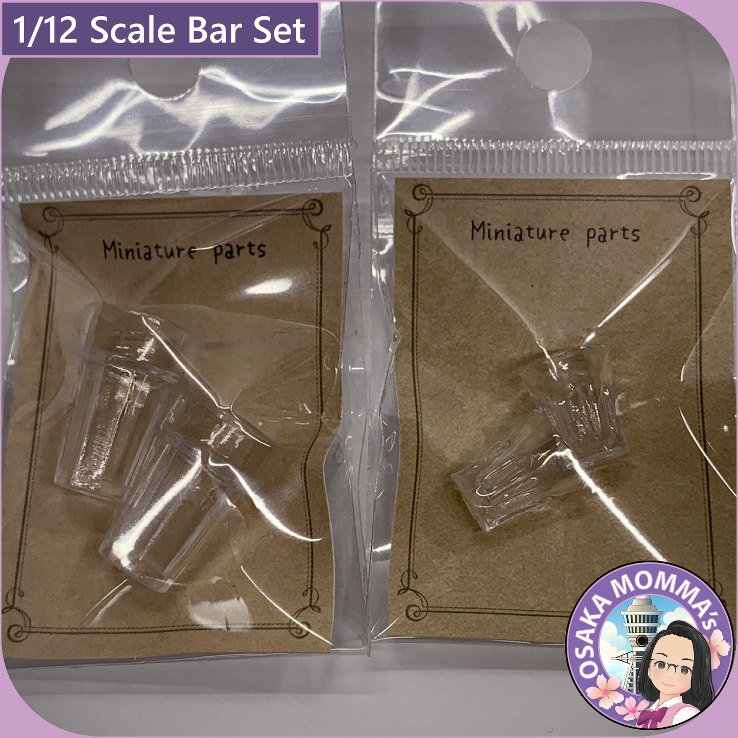 1/12 Scale Bar Set