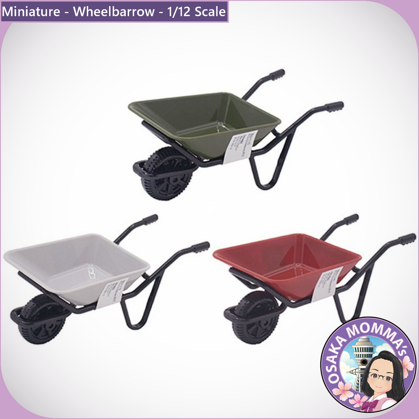 1/12 Scale Wheelbarrow