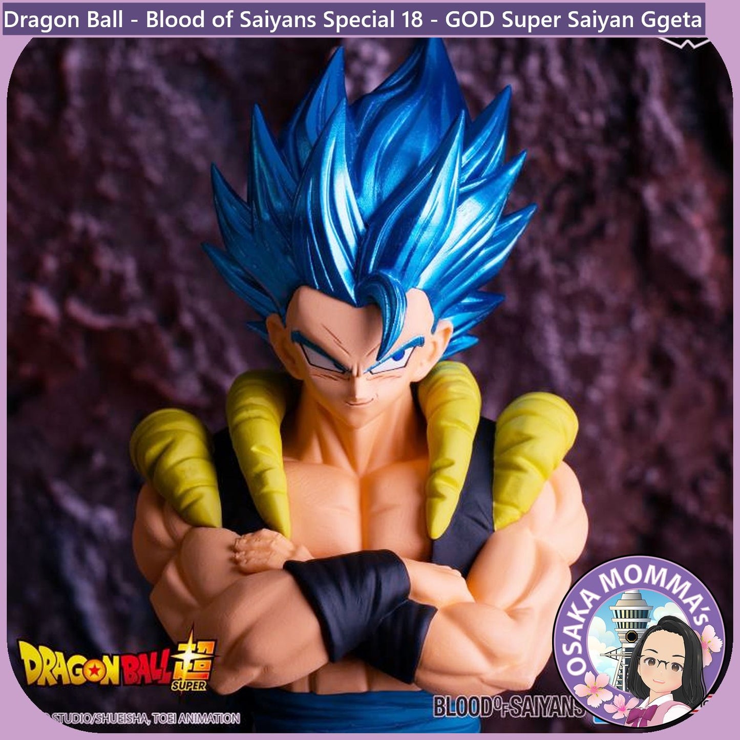 Super Saiyan GOD Super Saiyan Gogeta Blood of Saiyans Figure