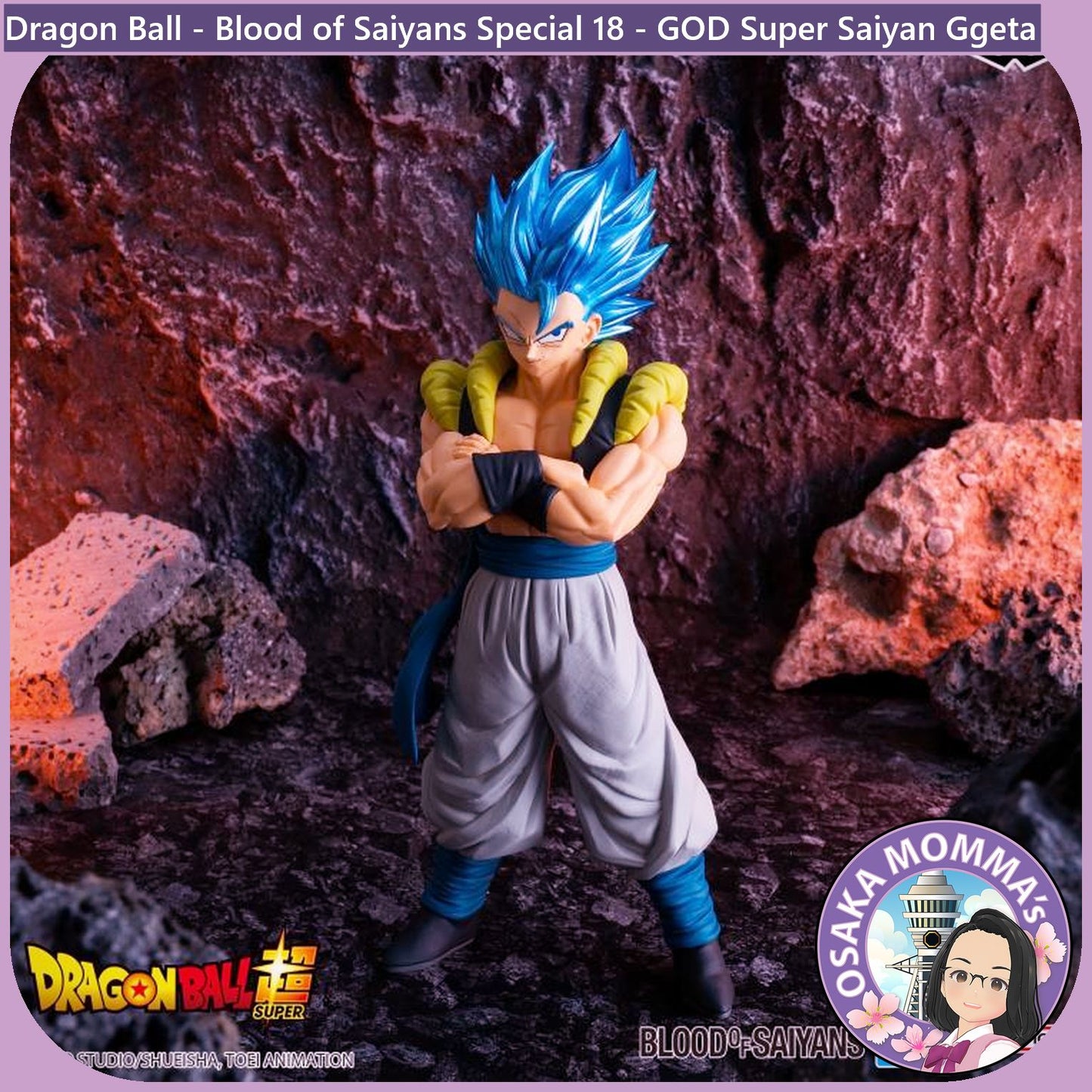 Super Saiyan GOD Super Saiyan Gogeta Blood of Saiyans Figure