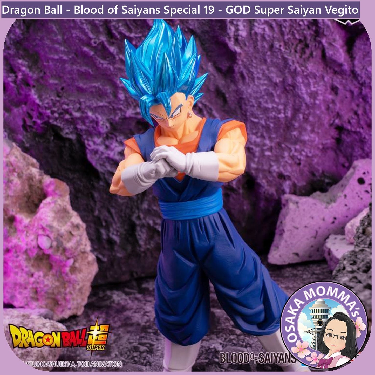 Super Saiyan GOD Super Saiyan Vegito Blood of Saiyans Figure