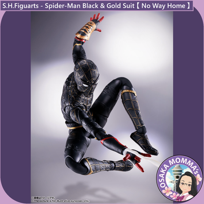 S.H.Figuarts - Spider-Man Black & Gold Suit Ver.【 No Way Home 】