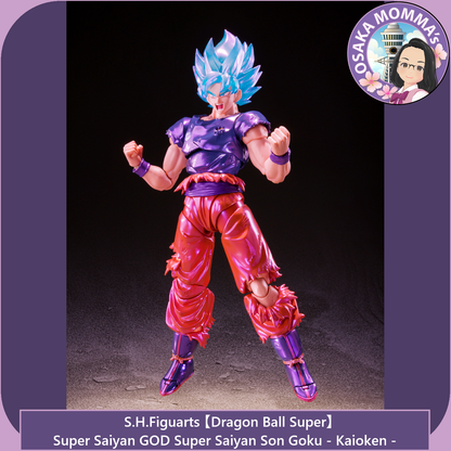 Super Saiyan GOD SS Son Goku - Kaio Ken - S.H.Figuarts