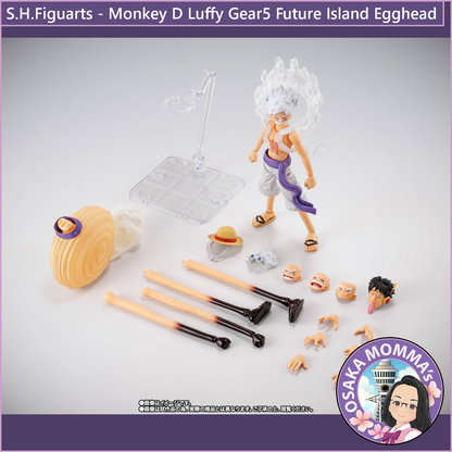 S.H.Figuarts - Monkey D Luffy Gear5 Future Island Egghead 【Oct.2025】