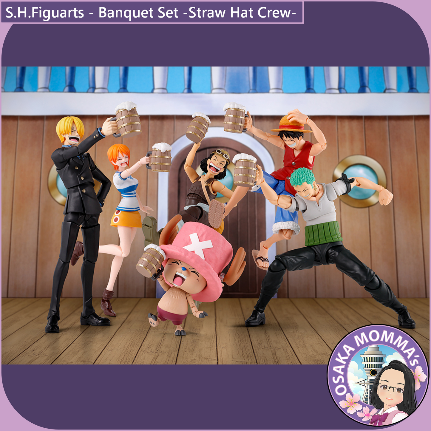 S.H.Figuarts - Banquet Set -Straw Hat Crew-【May.2026】