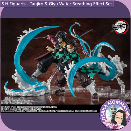 S.H.Figuarts - Tanjiro & Giyu Water Breathing Effect Set 【Oct.2026】