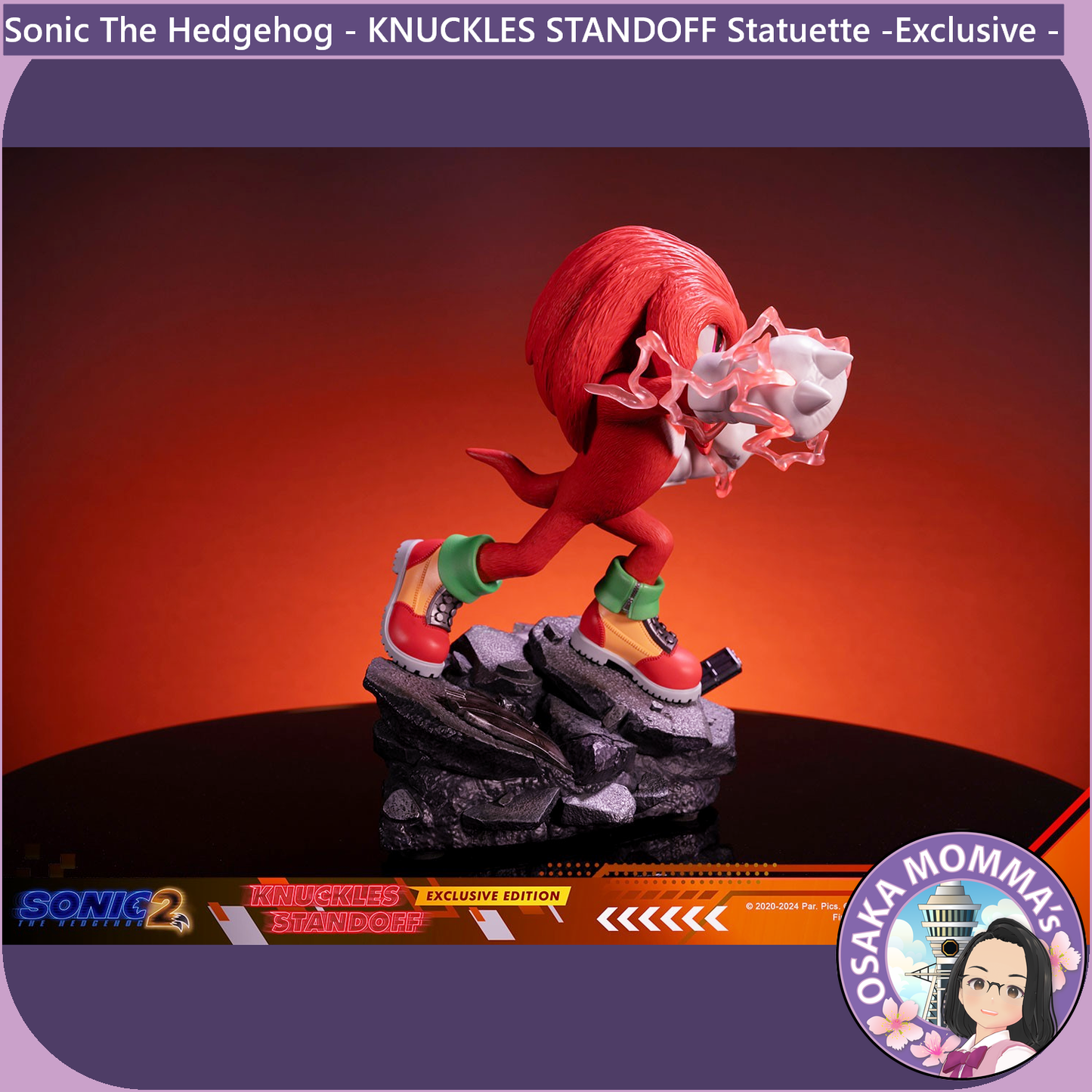 Knuckles STANDOFF Statuette - Exclusive Edition -