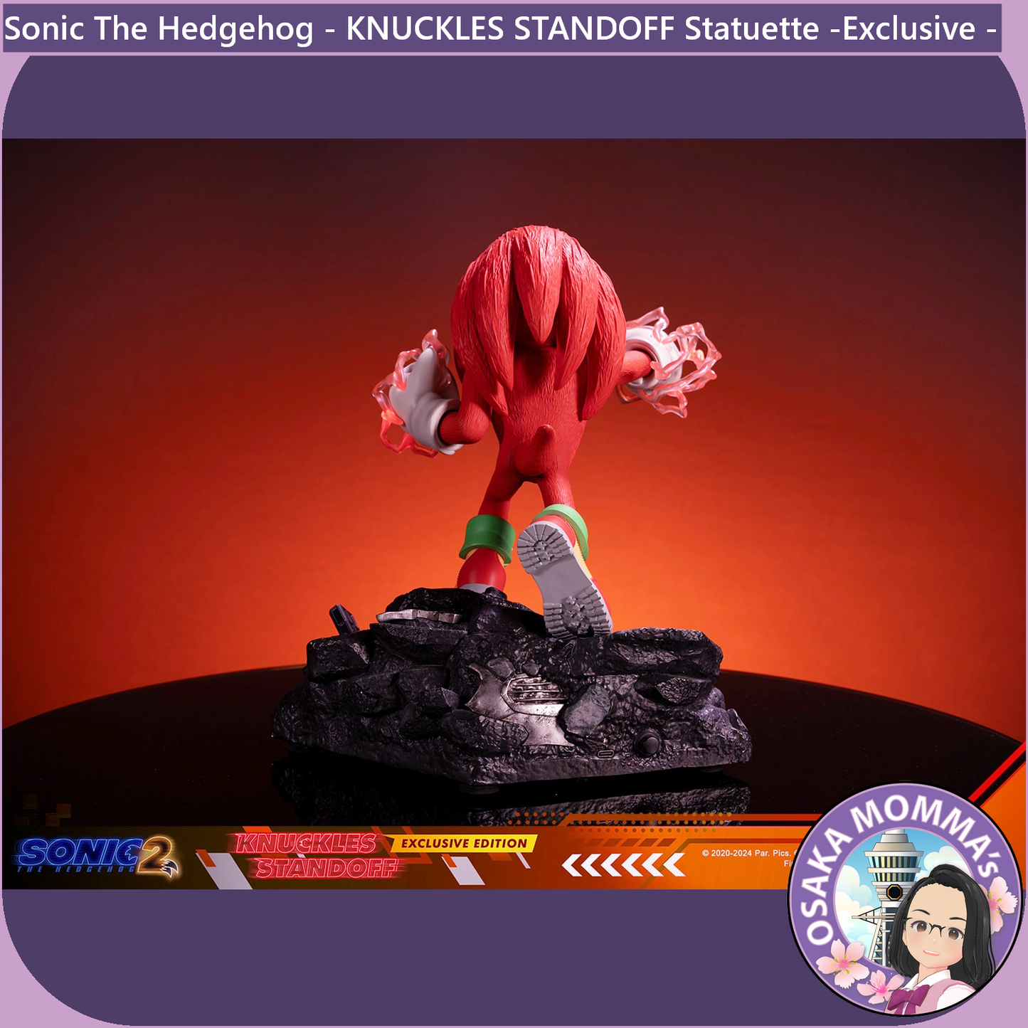 Knuckles STANDOFF Statuette - Exclusive Edition -