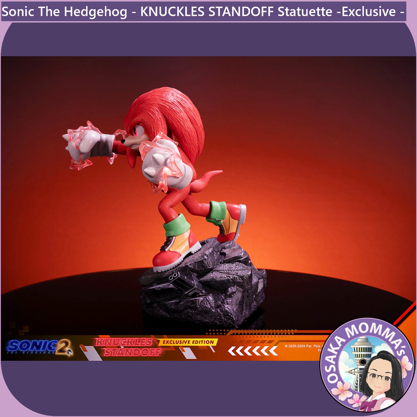 Knuckles STANDOFF Statuette - Exclusive Edition -