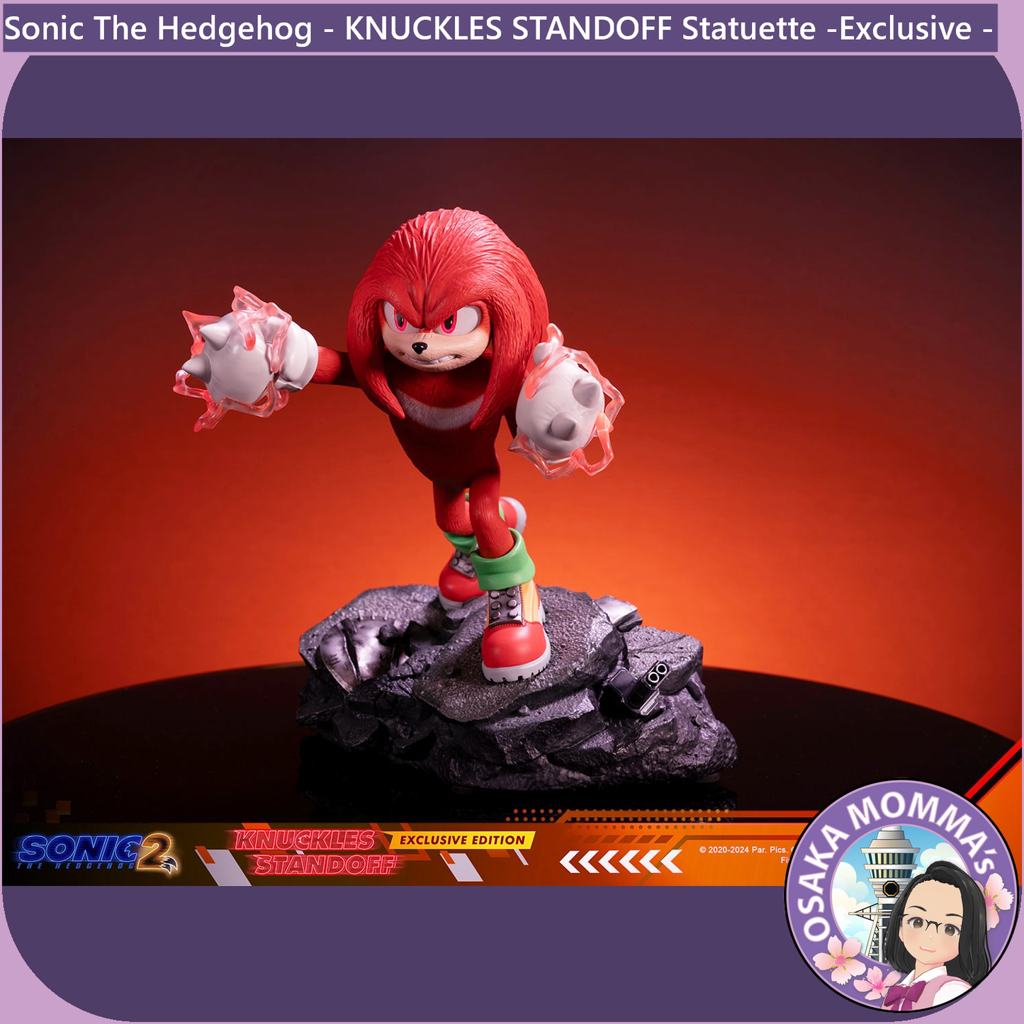 Knuckles STANDOFF Statuette - Exclusive Edition -