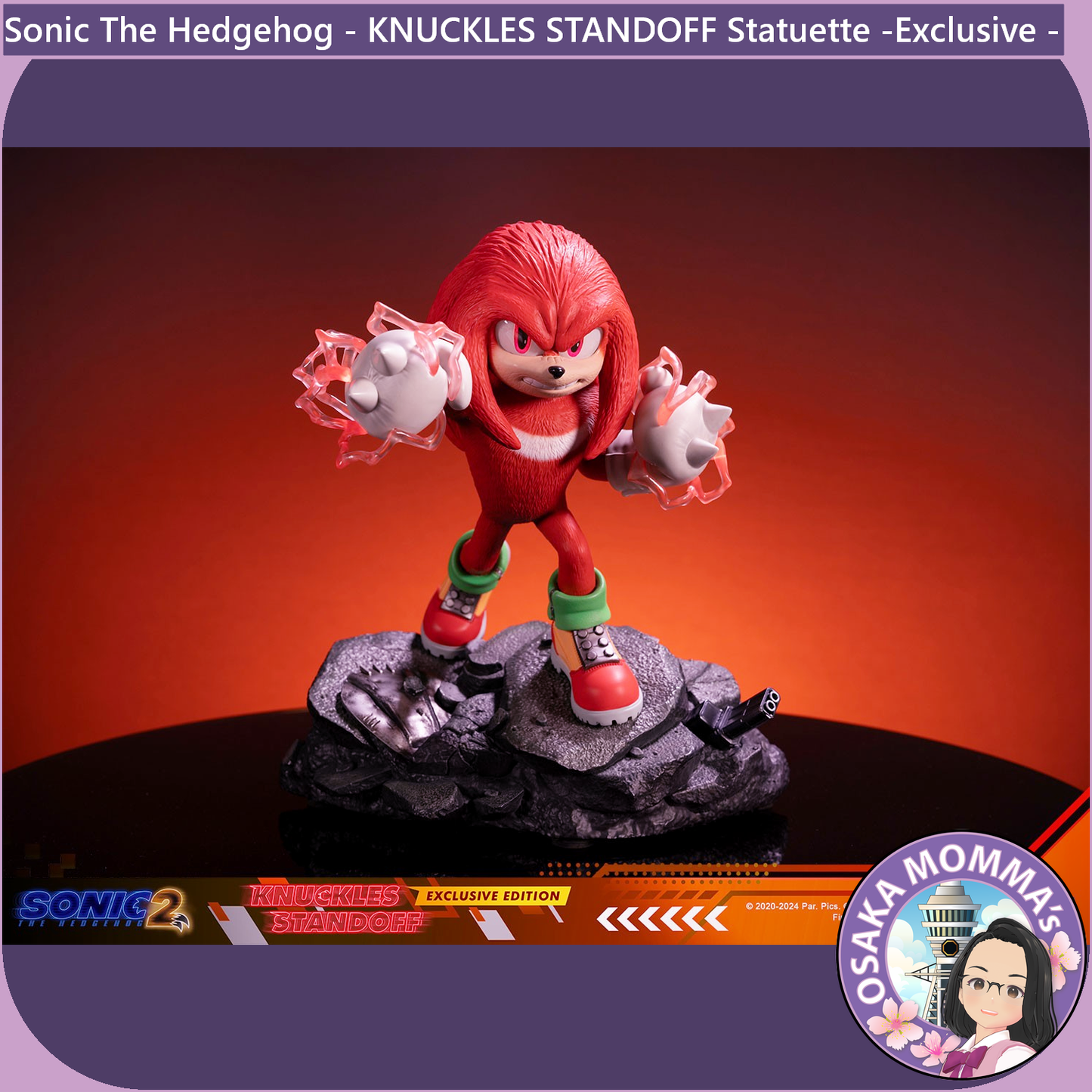 Knuckles STANDOFF Statuette - Exclusive Edition -