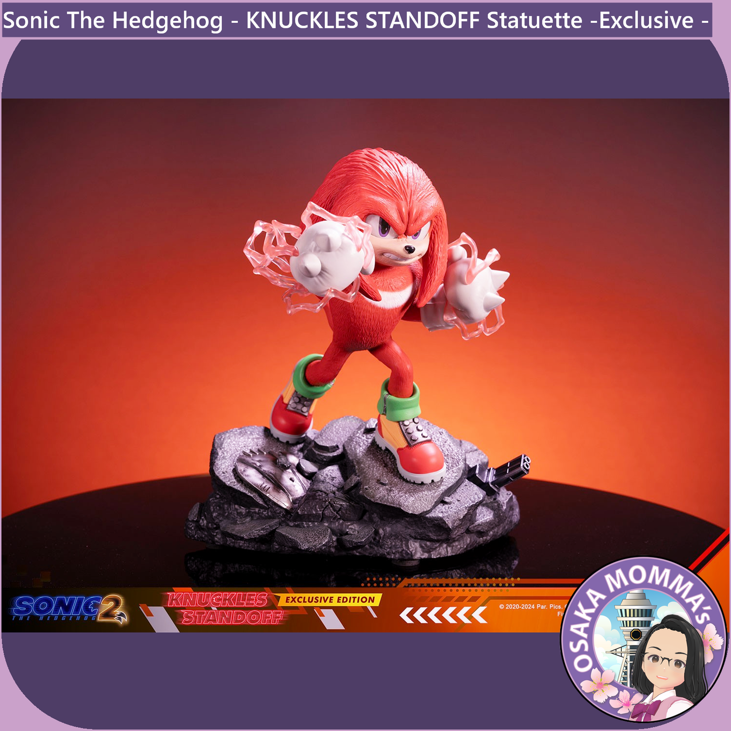 Knuckles STANDOFF Statuette - Exclusive Edition -