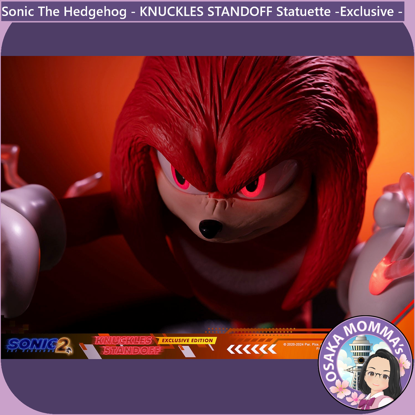 Knuckles STANDOFF Statuette - Exclusive Edition -