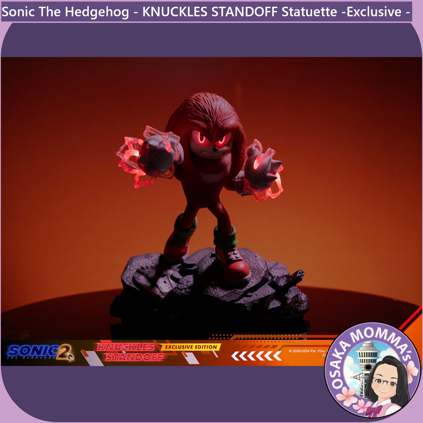 Knuckles STANDOFF Statuette - Exclusive Edition -