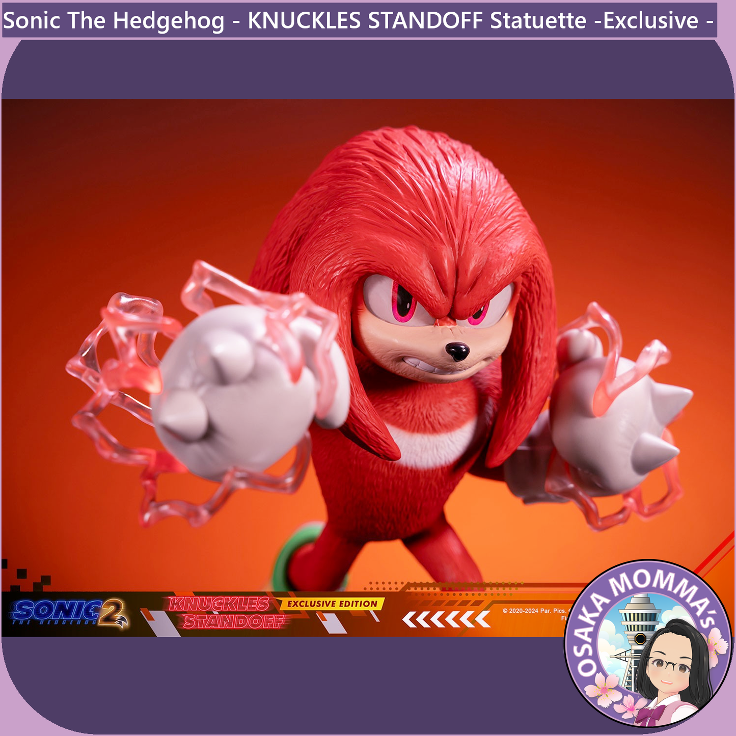 Knuckles STANDOFF Statuette - Exclusive Edition -