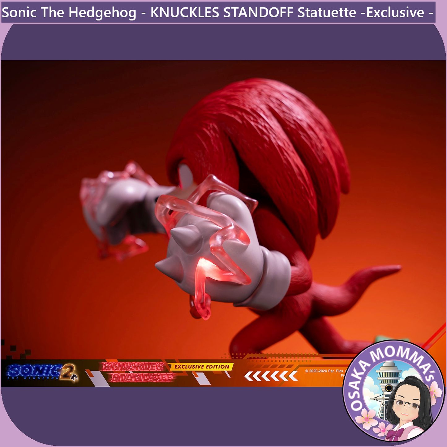 Knuckles STANDOFF Statuette - Exclusive Edition -