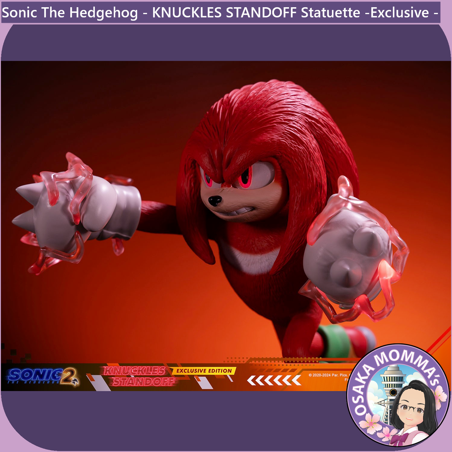 Knuckles STANDOFF Statuette - Exclusive Edition -