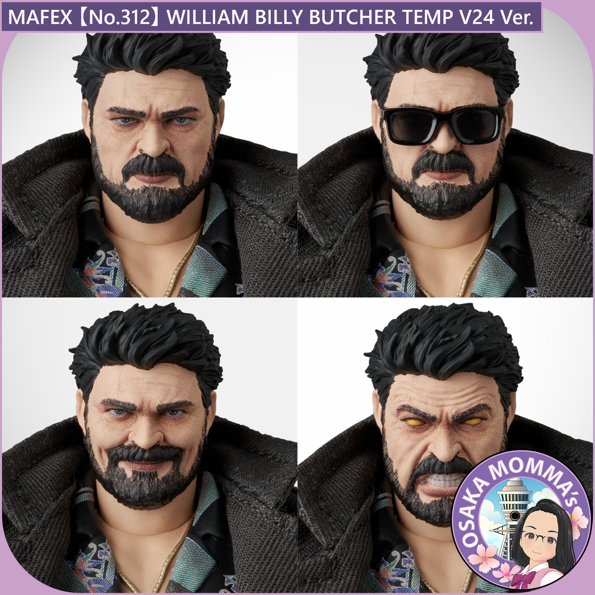 MAFEX No.312 WILLIAM BILLY BUTCHER TEMP V24 Ver.