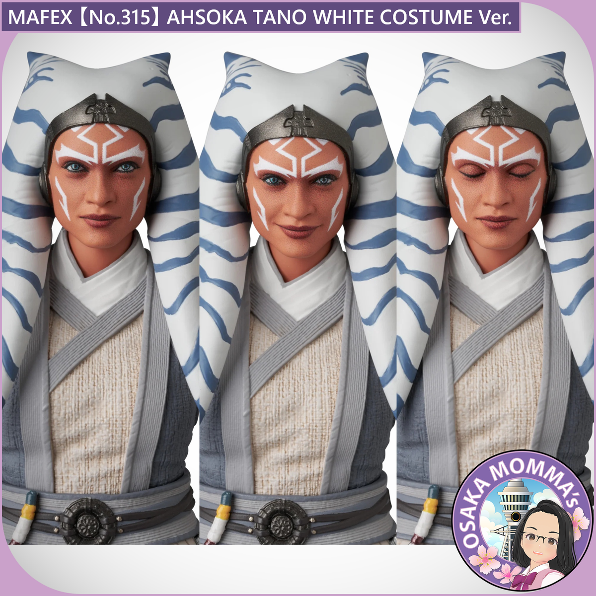 MAFEX No.315 AHSOKA TANO WHITE COSTUME Ver. -AHSOKA-