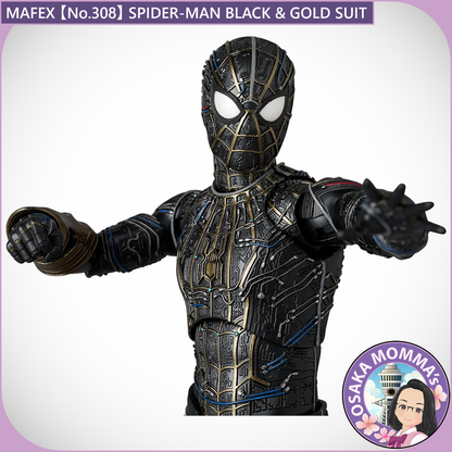 MAFEX No.308 SPIDER-MAN BLACK & GOLD SUIT