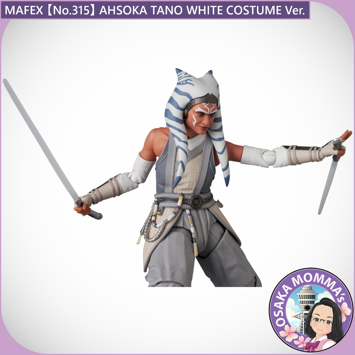 MAFEX No.315 AHSOKA TANO WHITE COSTUME Ver. -AHSOKA-