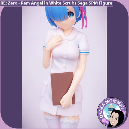 Rem Angel in White Scrubs Sega SPM Figure