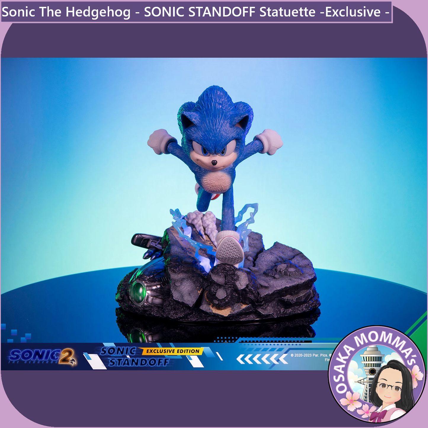 Sonic STANDOFF Statuette - Exclusive Edition -