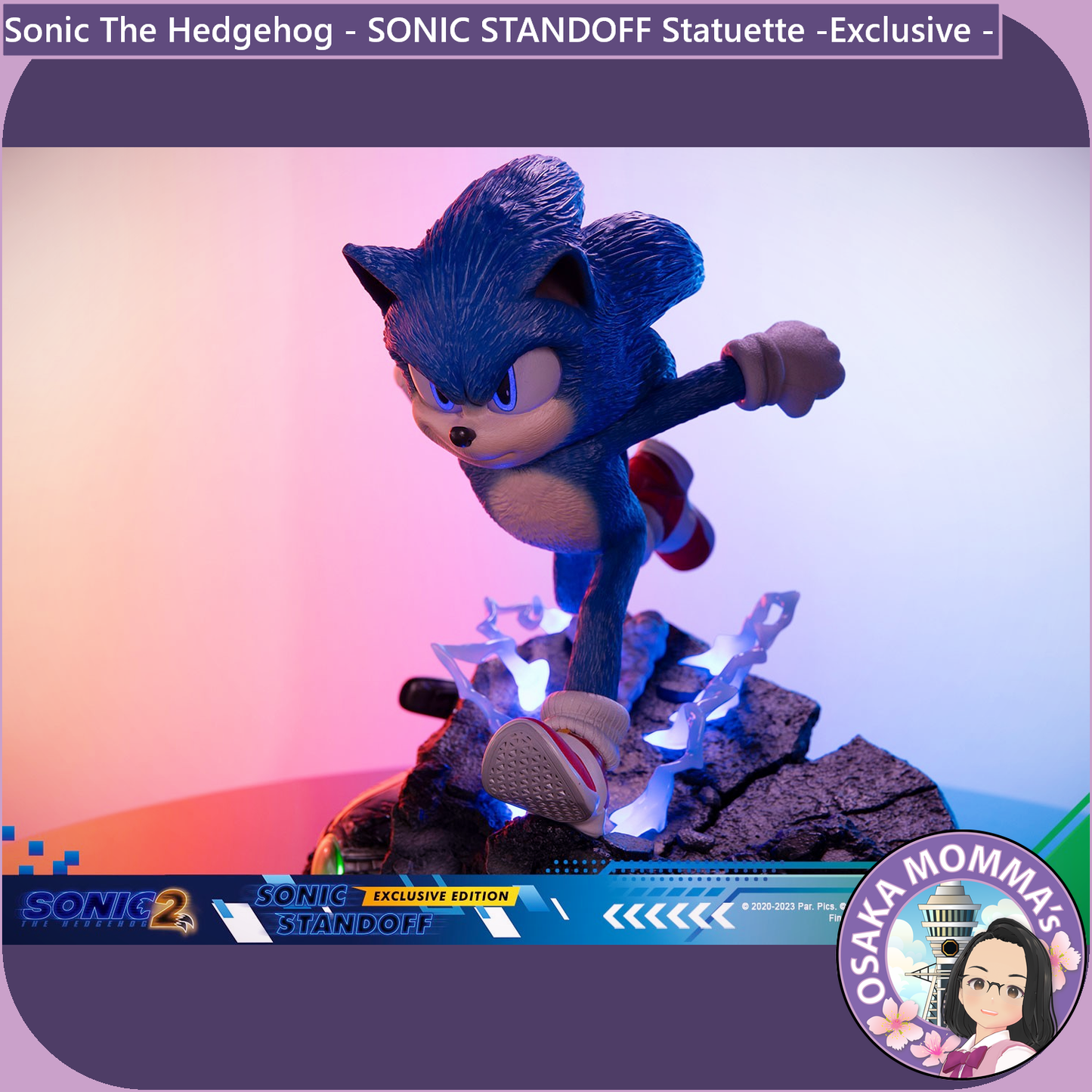 Sonic STANDOFF Statuette - Exclusive Edition -