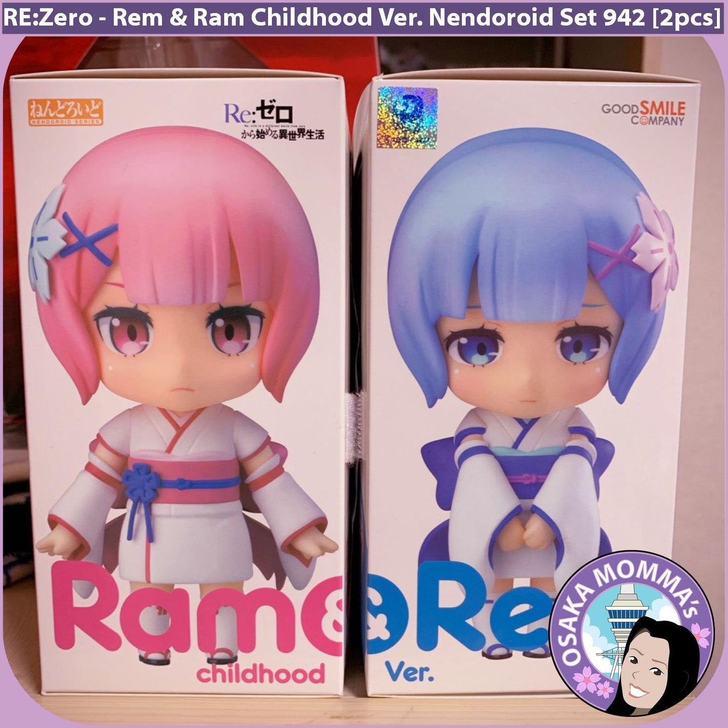 Rem & Ram Childhood Ver. Nendoroid Set 942