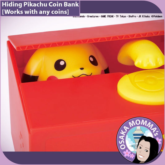 Pikachu's Private Stash Coin Hiding Savings Bank