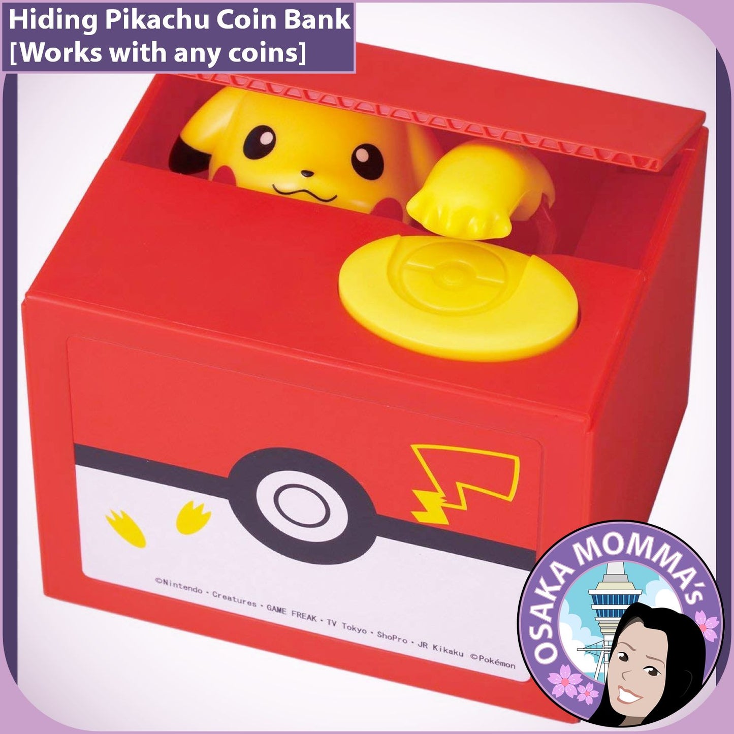 Pikachu's Private Stash Coin Hiding Savings Bank