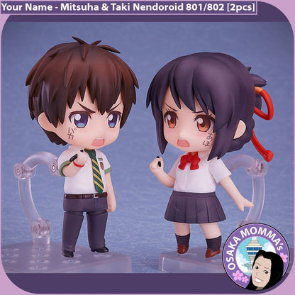 Taki Tachibana & Mitsuha Miyamizu Nendoroids 801/802 Set