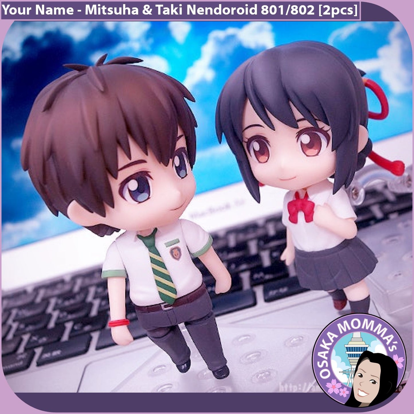 Nendoroid Mitsuha + Mangás Your Name 1 ao 3 Completo