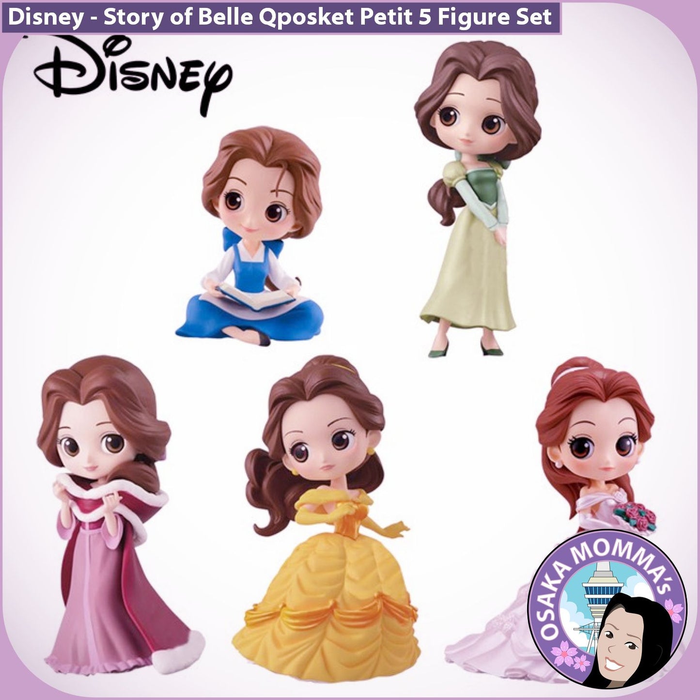 Story of Belle Qposket Petit 5 Figure Set