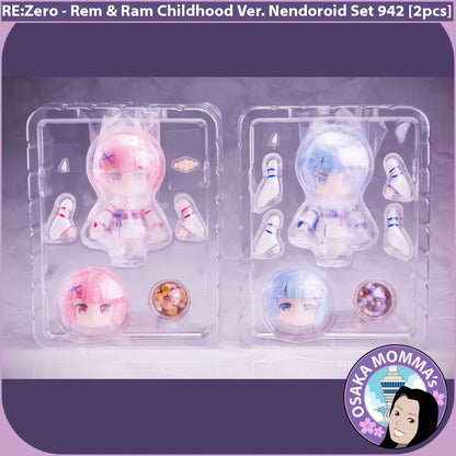 Rem & Ram Childhood Ver. Nendoroid Set 942