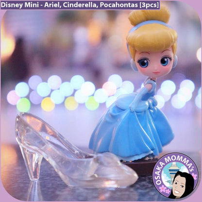 Disney Qposket Petit Vol. 2 Ariel・ Cinderella・ Pocahontas