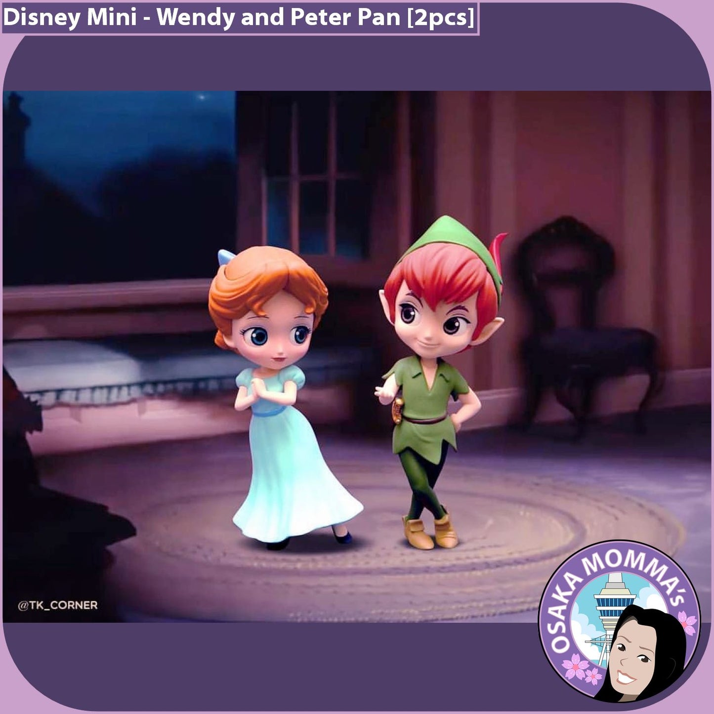 Qposket Petit 2 Set Wendy and Peter Pan