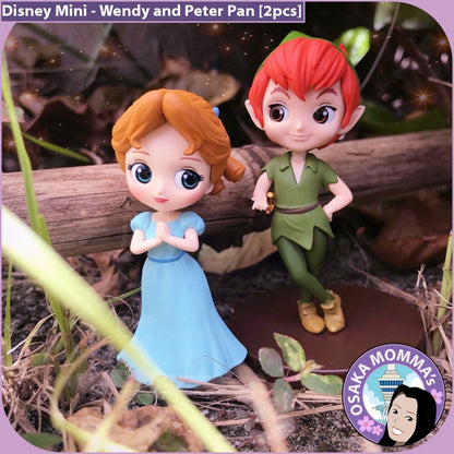 Qposket Petit 2 Set Wendy and Peter Pan