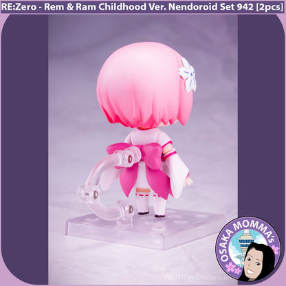 Rem & Ram Childhood Ver. Nendoroid Set 942