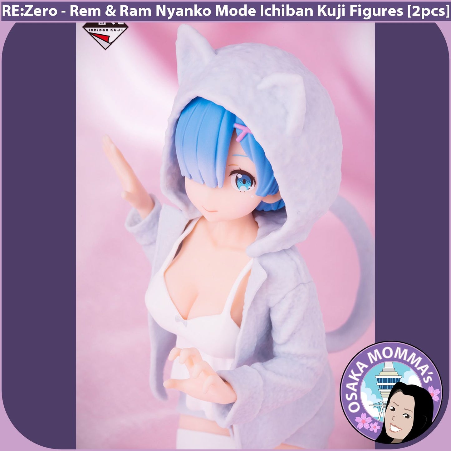 Rem and Ram Nyanko Mode Figures