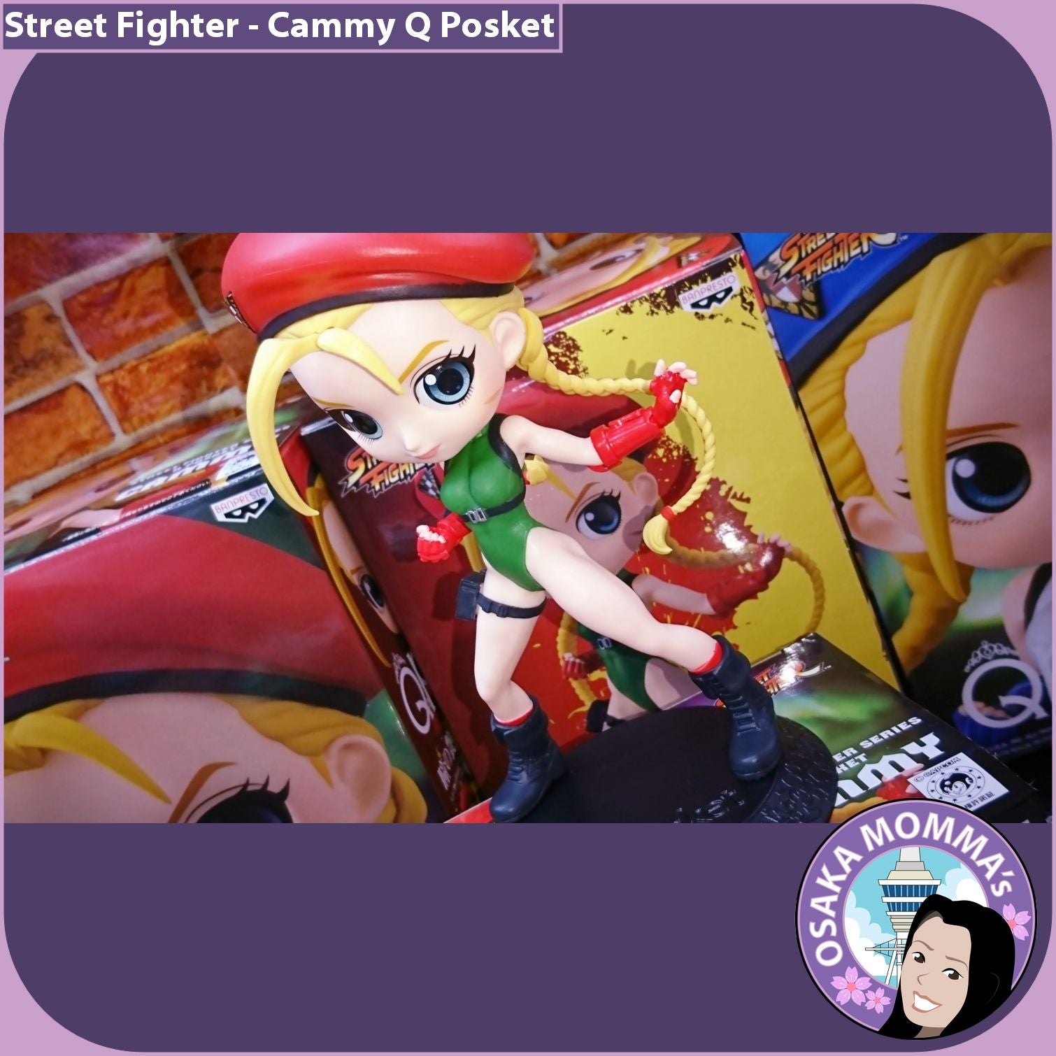 Banpresto Q Posket Street Fighter Series Cammy Version A Figure Green - US